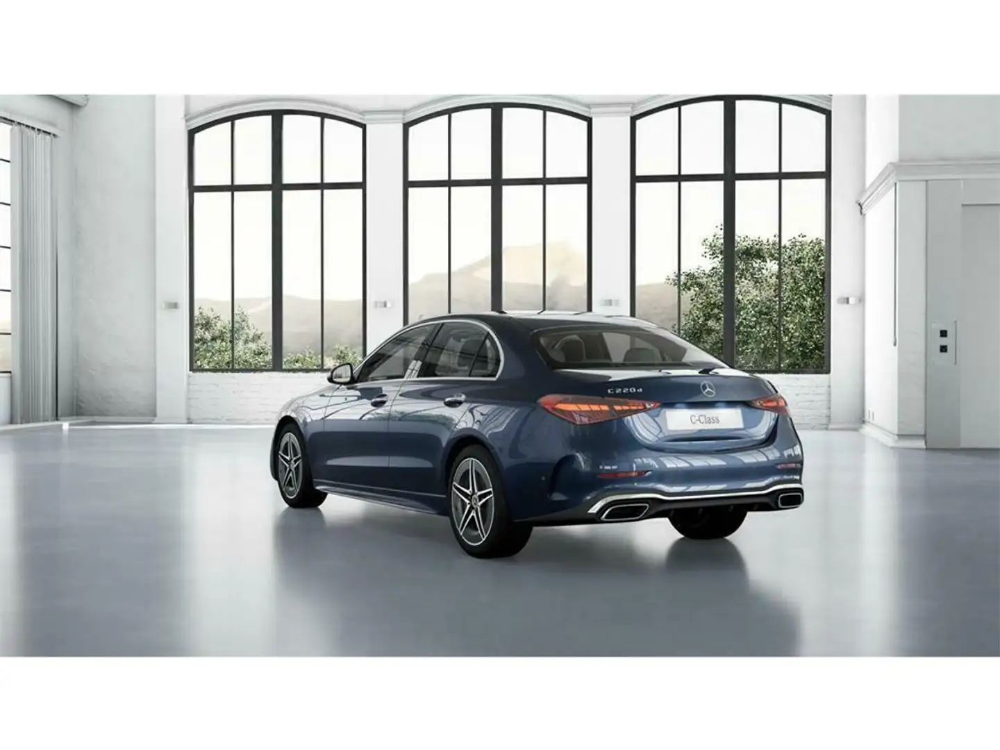 Mercedes-Benz C 220 d Berlina Azul - 2