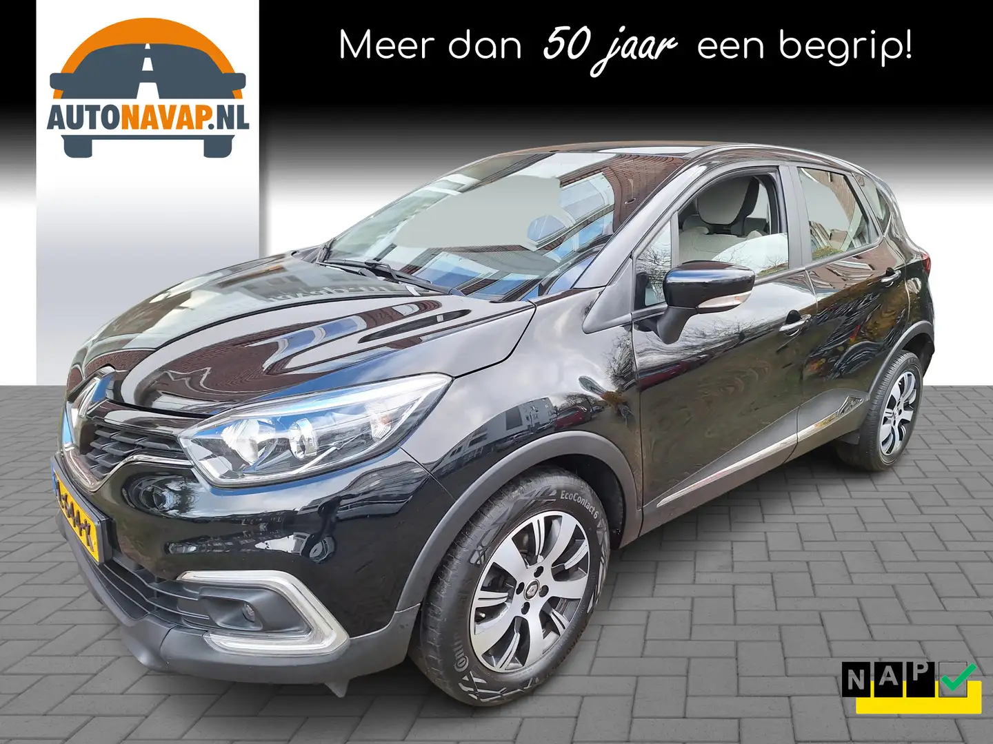 Renault Captur 0.9 TCe Zen /Navi/Dab/Cruise/Airco/Garantie Zwart - 1
