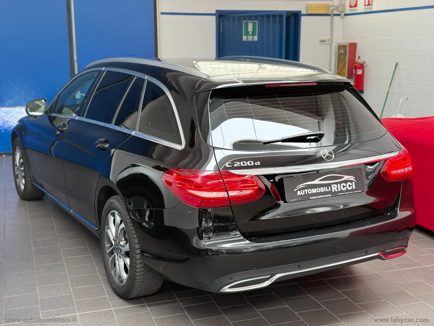 Mercedes-Benz C 180 C 200 d S.W. Auto Sport Schwarz - 2