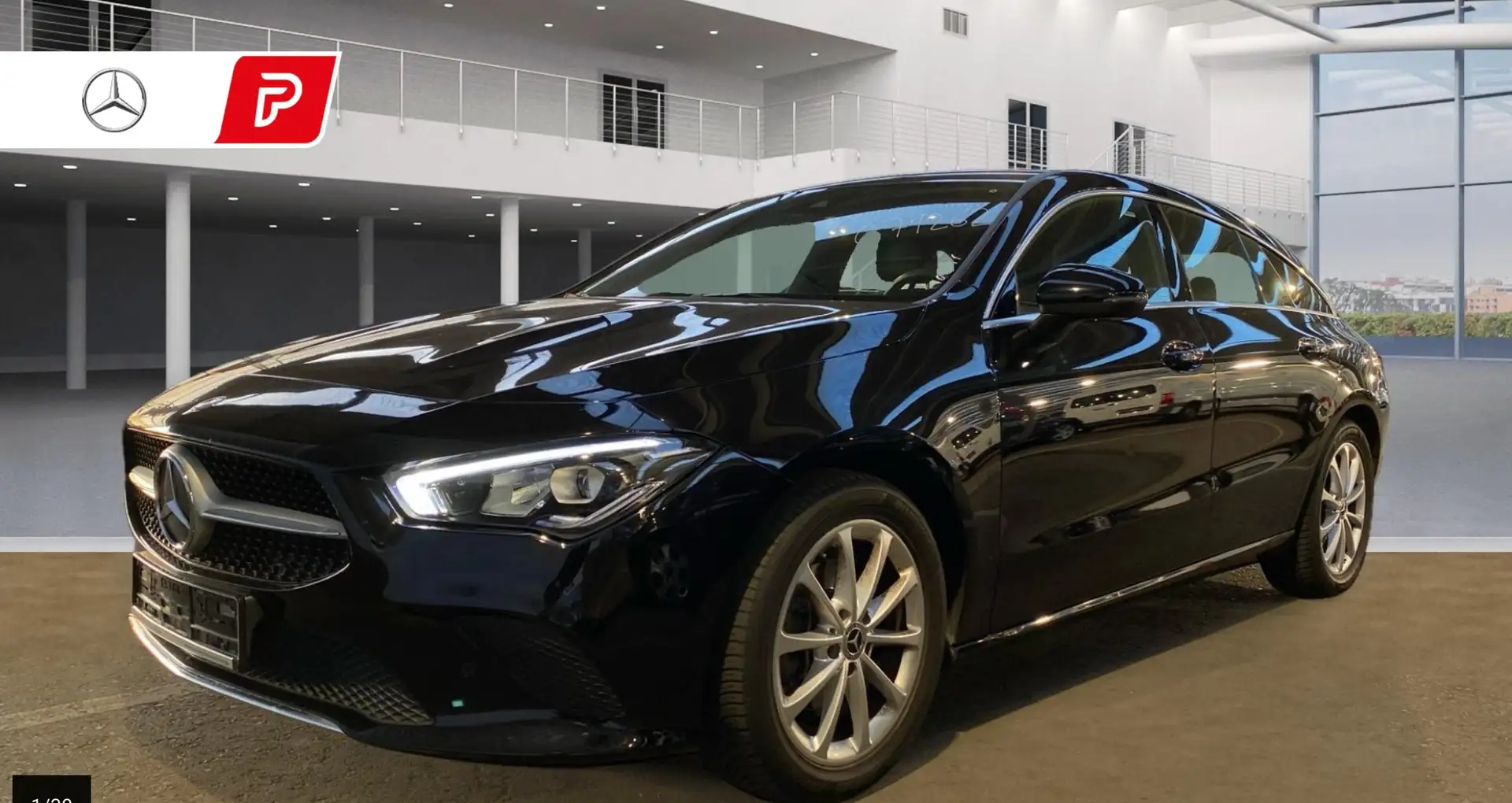 Mercedes-Benz CLA 180 PROGRESSIVE LED/LEDER/WIDESCREEN/SHZ/NAVI/CARPLAY Schwarz - 1