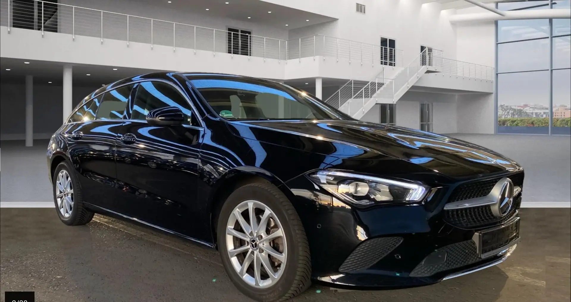 Mercedes-Benz CLA 180 PROGRESSIVE LED/LEDER/WIDESCREEN/SHZ/NAVI/CARPLAY Schwarz - 2