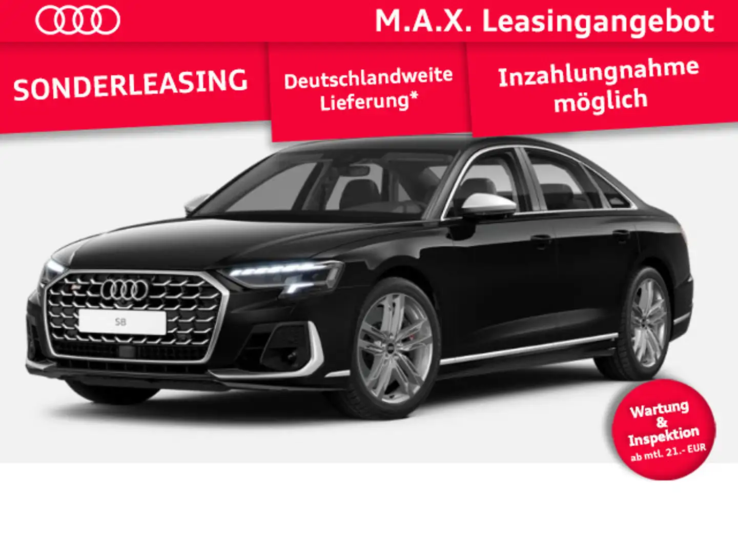 Audi S8 TFSI 571 PS #FREI KONFIGURIERBAR# Schwarz - 1