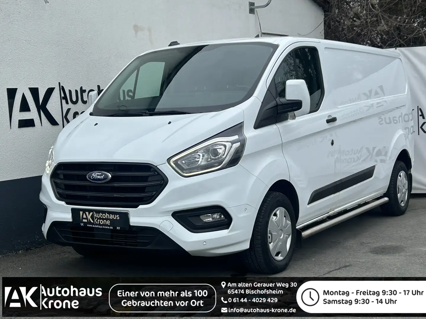 Ford Transit Custom Custom 2.0 TDCI 300 L2 Trend *KASTEN* KLIMA*KAMERA Weiß - 1