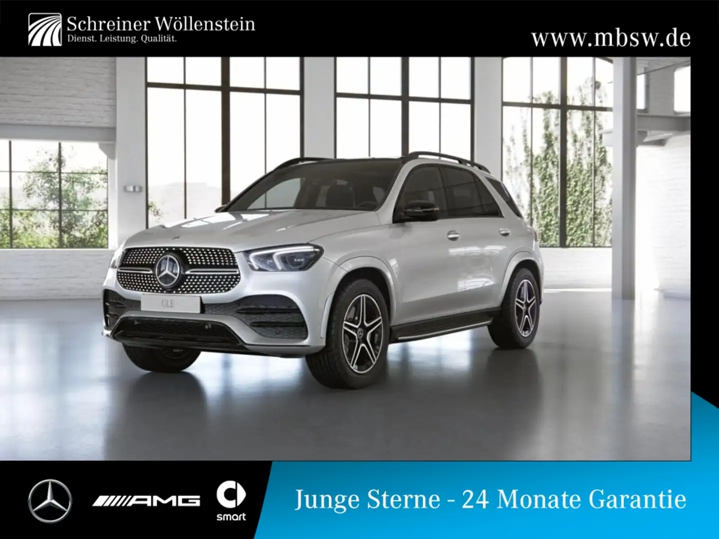 Mercedes-Benz GLE 350 d 4M *AMG*Night*360°*Memory*Stdhzg*Pano* Weiß - 1