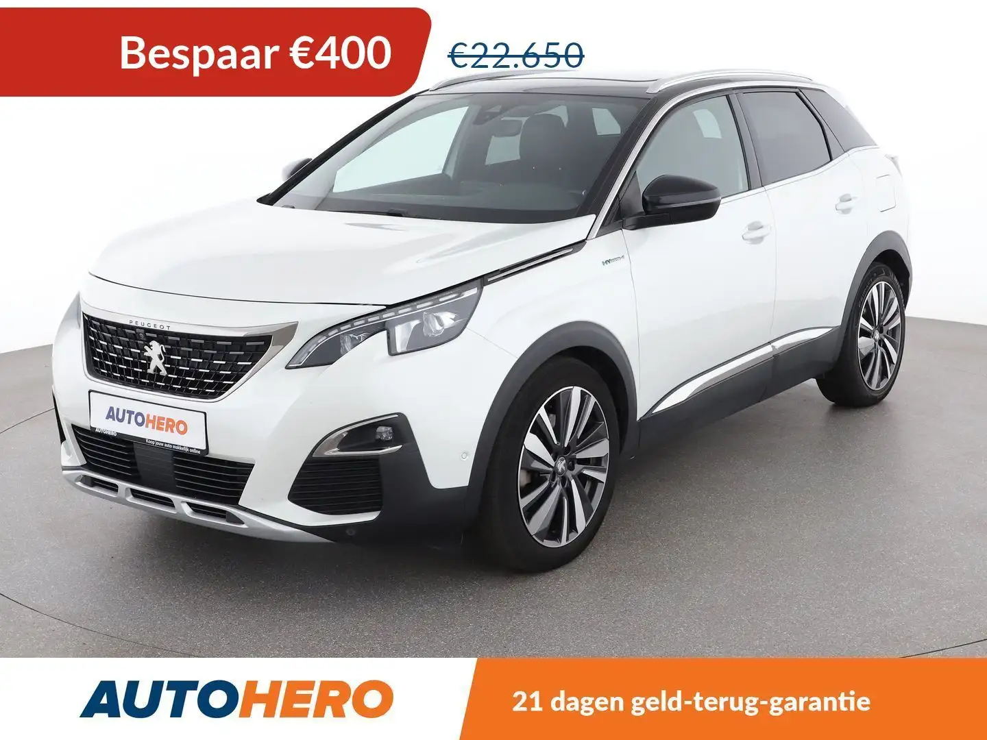 Peugeot 3008 1.6 Hybrid 4 300 GT Biały - 1