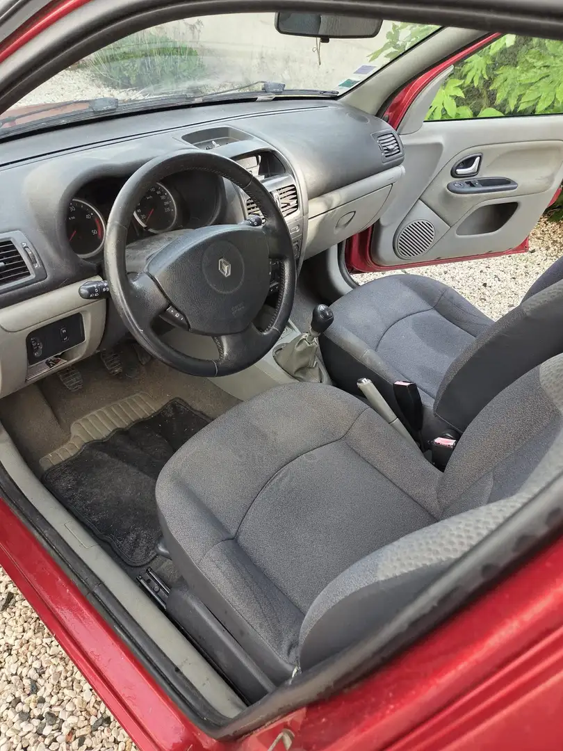 Renault Clio Clio 1.5 dCi 65 Confort Pack Clim Authentique Rouge - 2