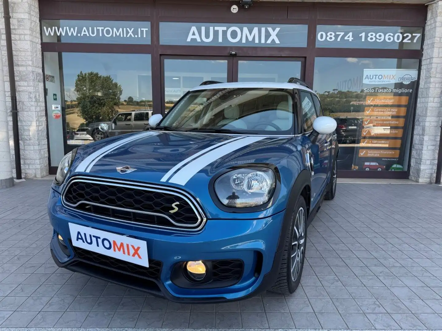 MINI Cooper SE Countryman 1.5 All4 Auto 12.000 Euro di Accessori! Albastru - 1