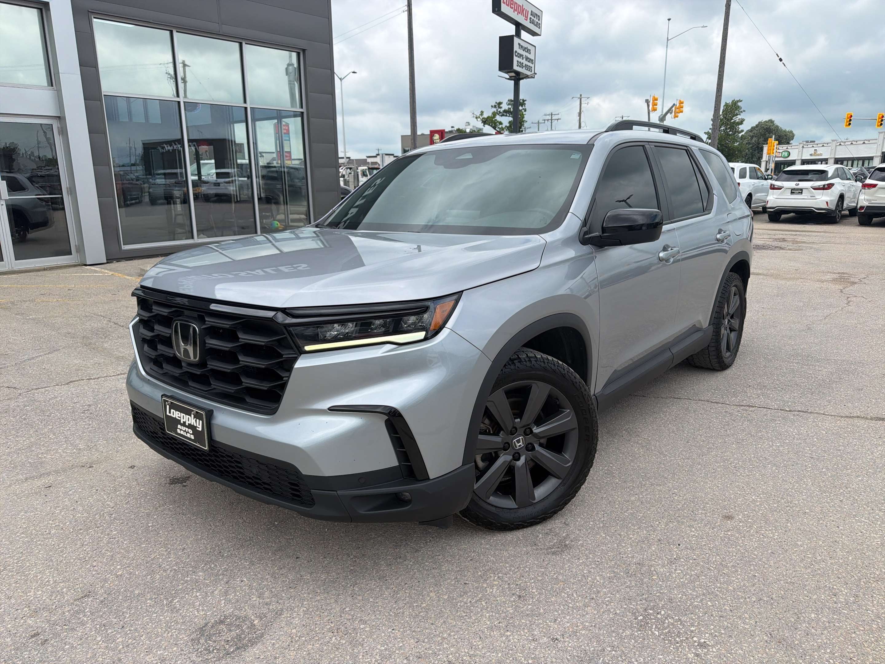Silver 2024 Honda Pilot SUV / Crossover All-Wheel Drive Automatic