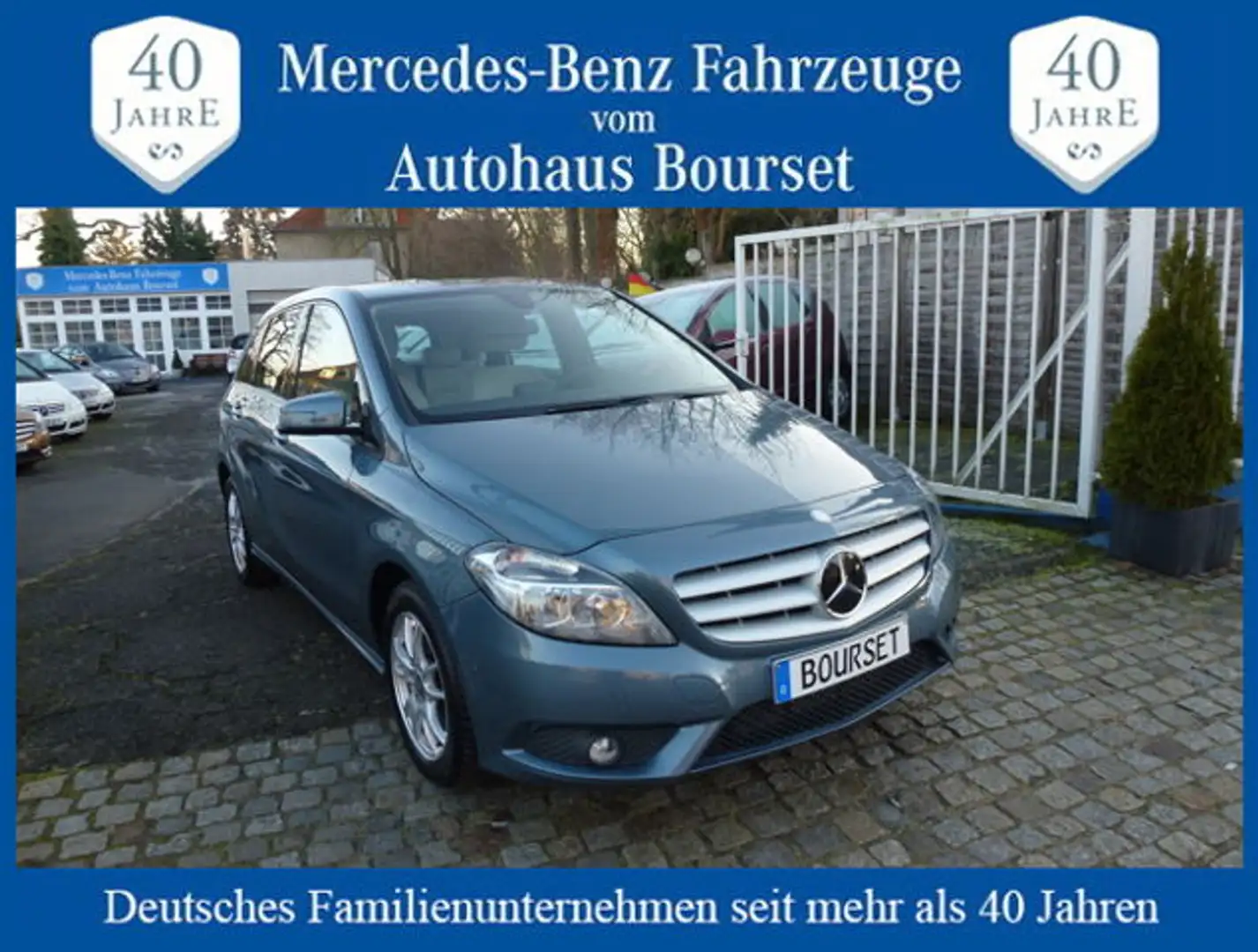 Mercedes-Benz B 200 Autom-Klimaautomatik-1.Besitz-Navi-Leder erst 43.0 Bleu - 1