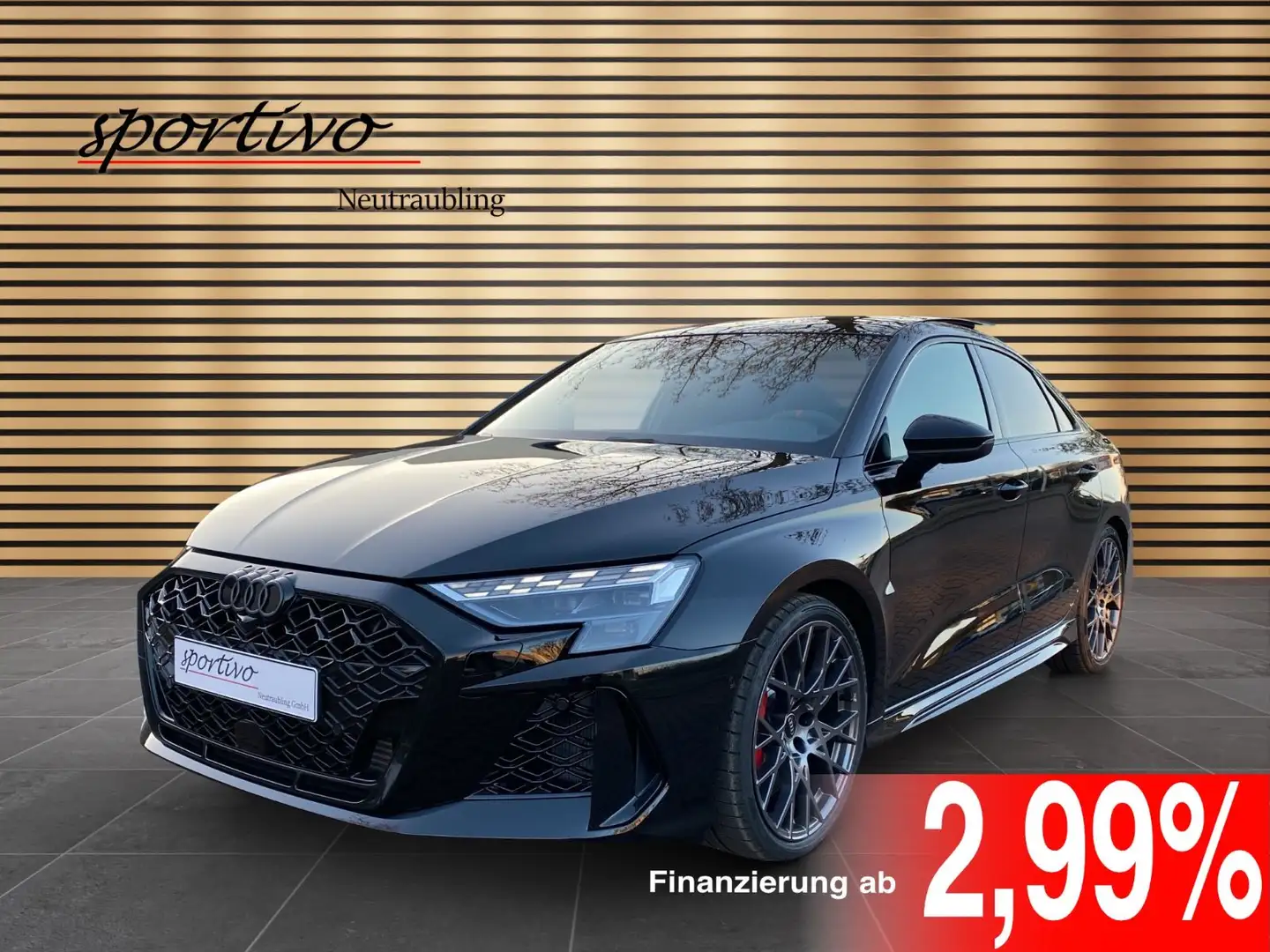 Audi RS3 Lim./Schalensitze/RS-AGA/Pano/HUD/NP:86k! Zwart - 1