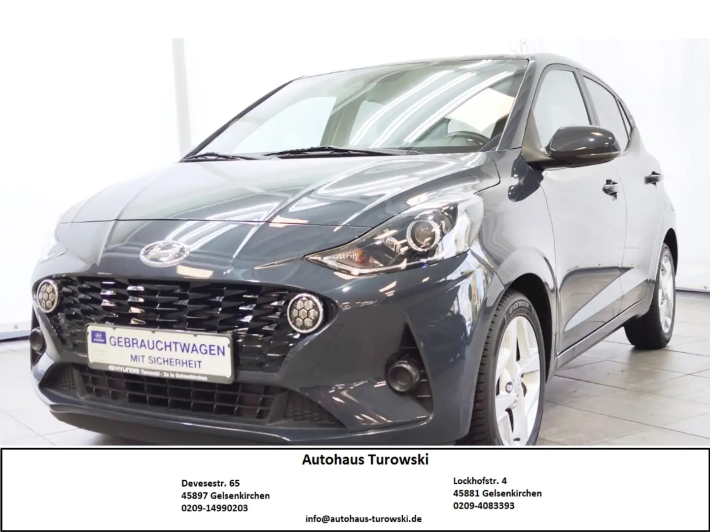 Hyundai i10 Edition 30 AppleCar/Android Auto Klima SHZ Grau - 1