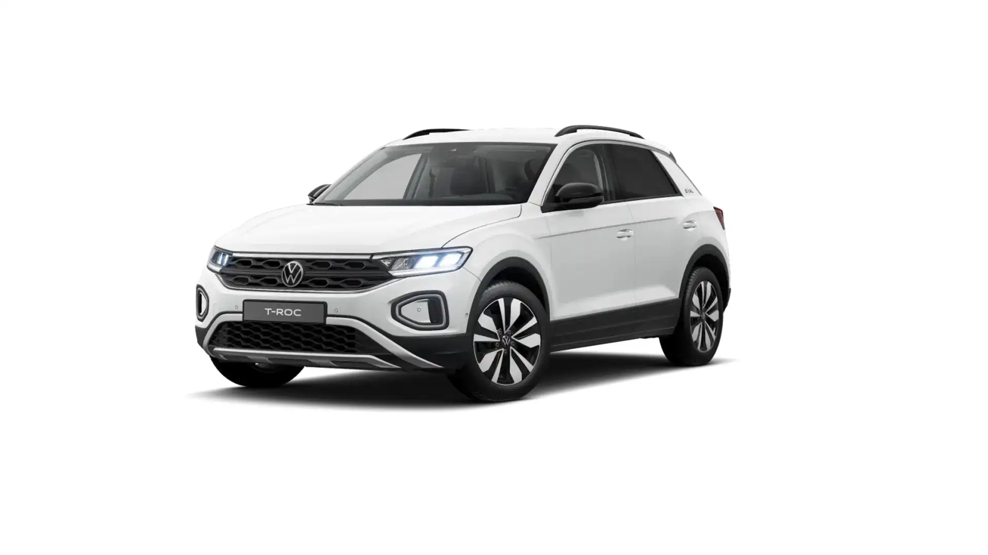 Volkswagen T-Roc 1.0 TSI GOAL LED NAVI ACC APP-CON Weiß - 2