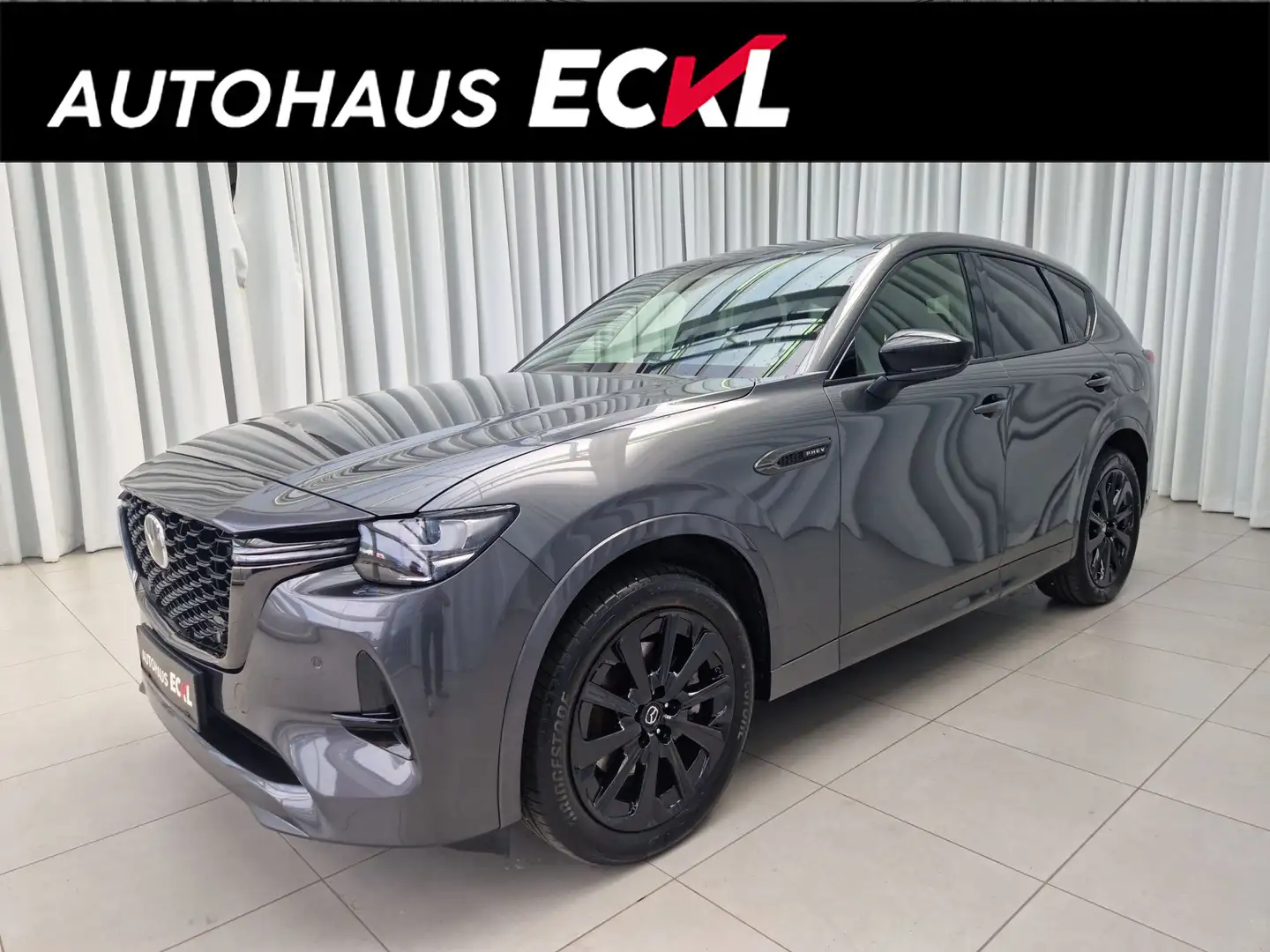 Mazda CX-60 PHEV 2xKlima 360 4xSHZ ACC AHK AUT Grau - 1
