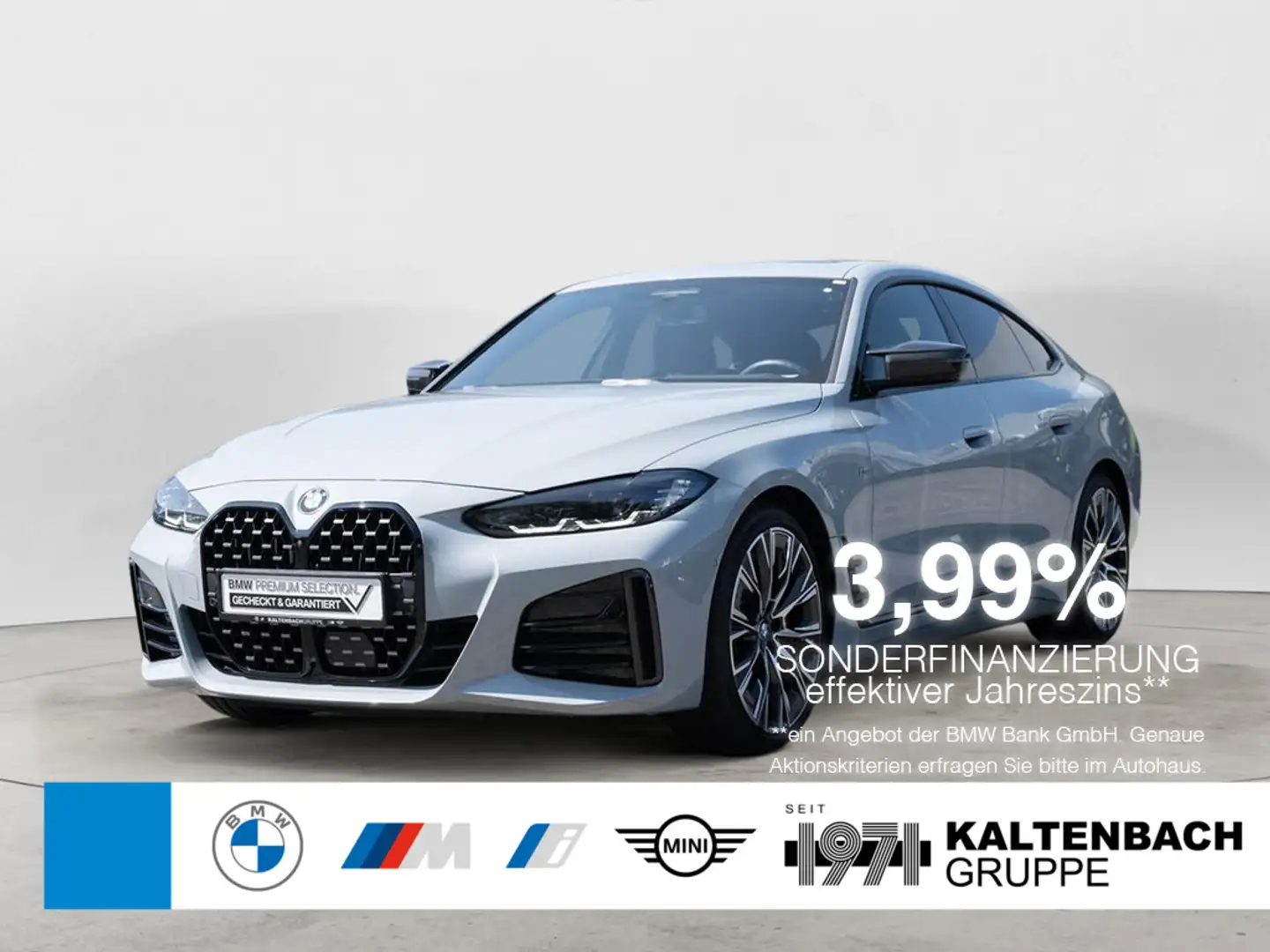BMW 440 Mi Gran Coupe xDrive AHK HUD H/K LED NAVI Gris - 1