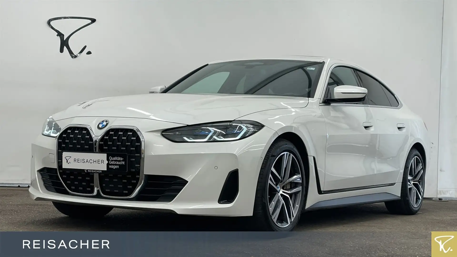 BMW 430 d A xDr. Gran Coupé AHK LCPro HUD ACC 360 18" Weiß - 1