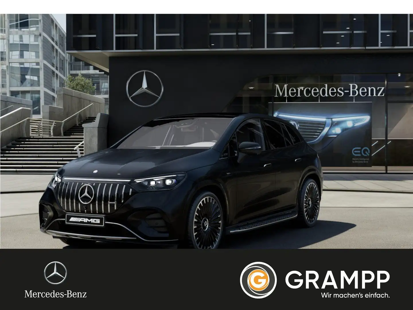 Mercedes-Benz EQE SUV EQE 53 AMG 4M+ SUV PremiumPlus/Pano/HUD/Fahrassi Schwarz - 1