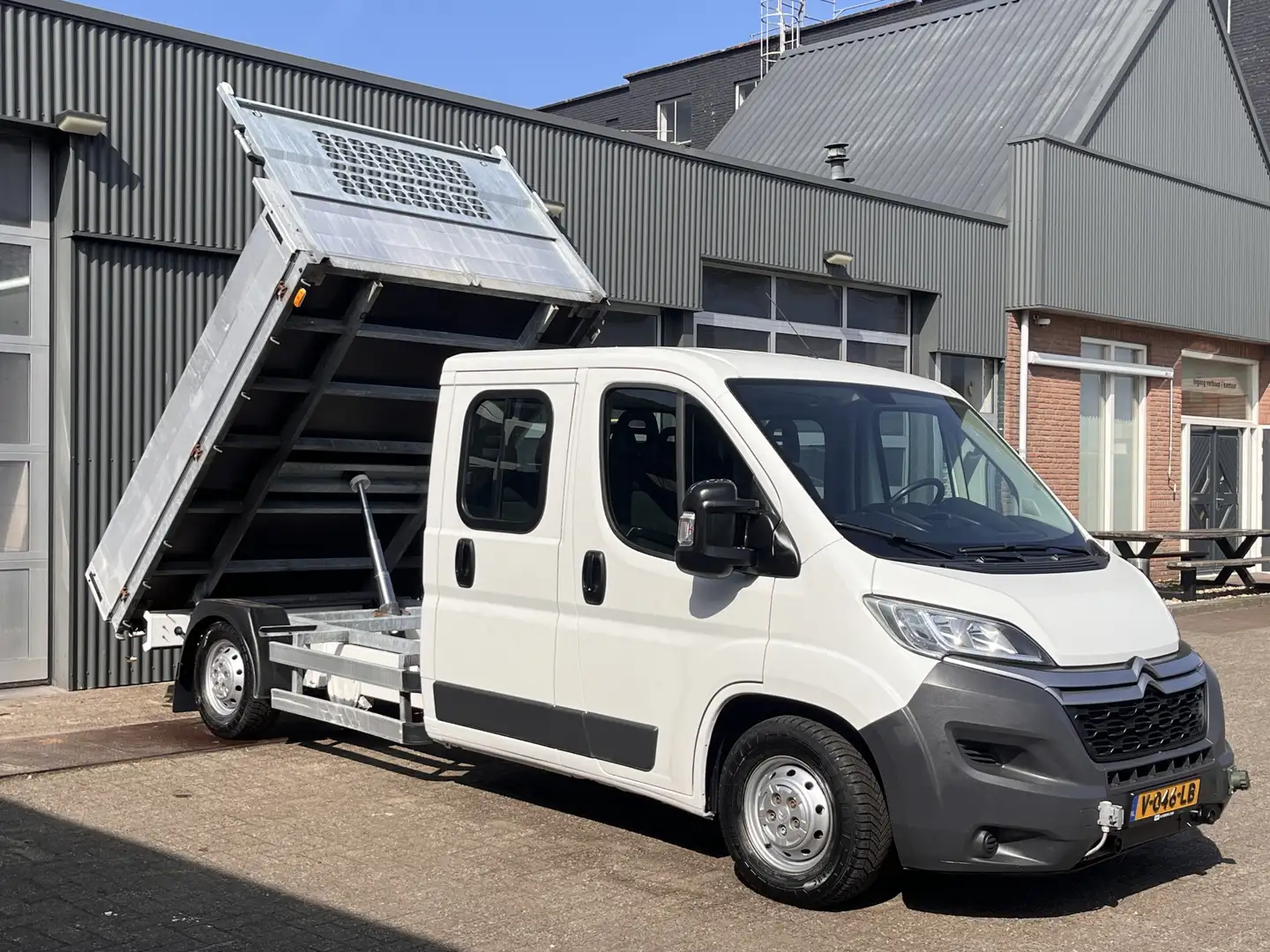 Citroen Jumper 35 2.0 HDi L3 DC Airco Cruise controle Kipper Kiep Wit - 1