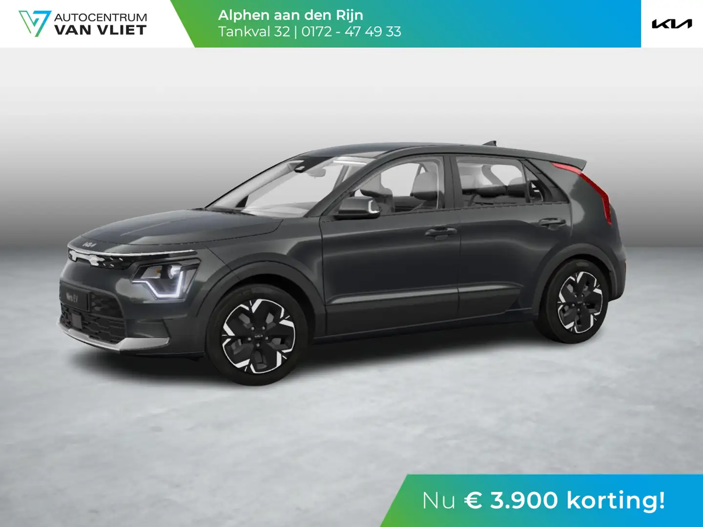 Kia e-Niro EV Light 64.8 kWh | Uit voorraad leverbaar | Navi Grijs - 1