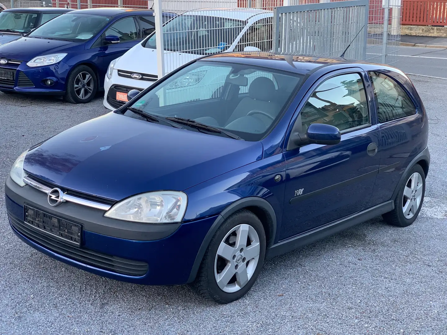 Opel Corsa 1.0 12V Njoy~ALUFELGEN~KLIMA~ABS~EURO 4 Blau - 1