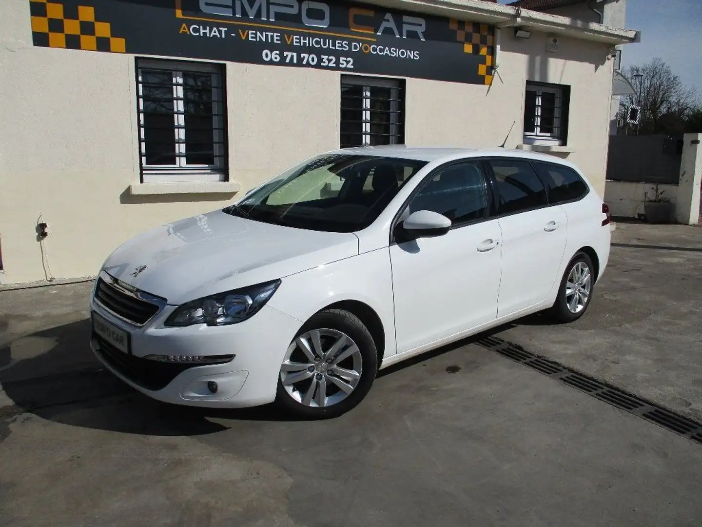 Peugeot 308 1.6 BlueHDi 120ch SetS BVM6 Active Business Blanc - 1