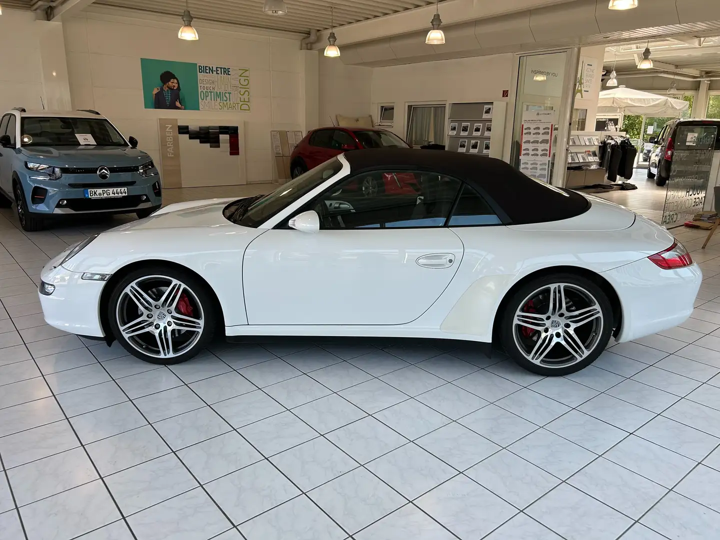 Porsche 997 911 Carrera 4 S Cabrio Weiß - 2