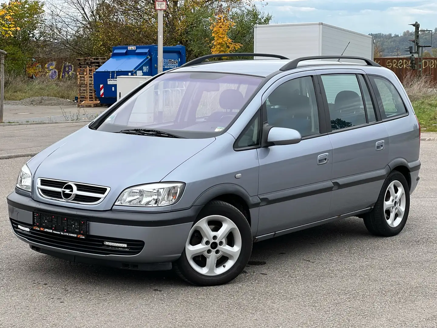 Opel Zafira 2.2 Aut. 7 Sitzer | Klima | AHK | TÜV 03/2026 Gri - 2