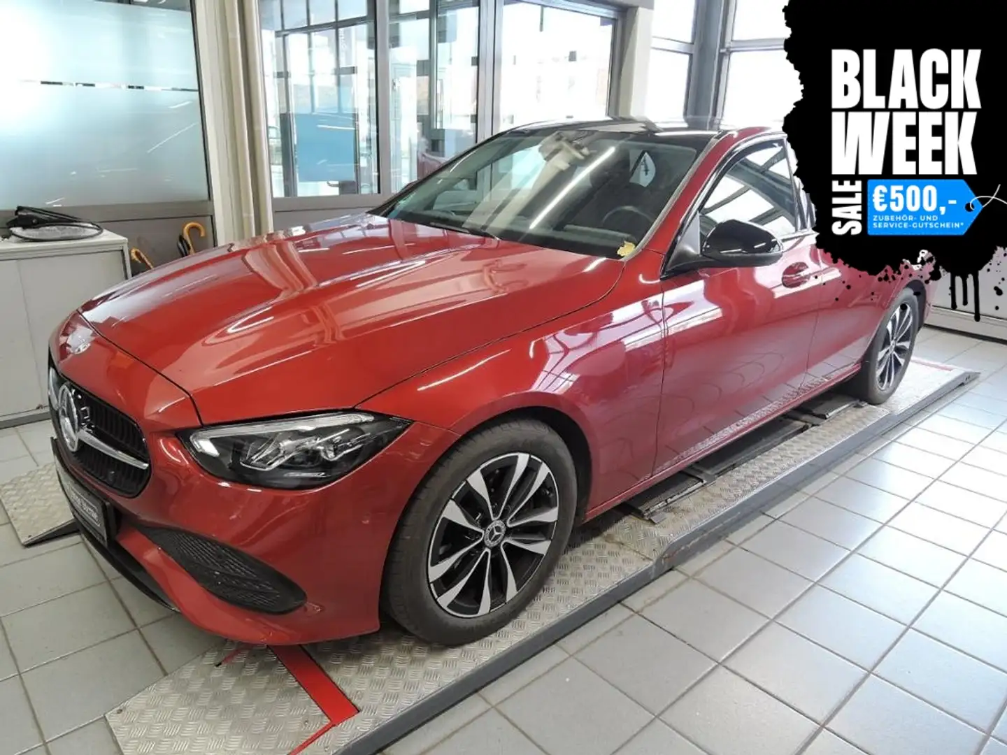 Mercedes-Benz C 200 d Avantgarde/Night/LED/Panorama-SD/Kamera/ Rot - 1