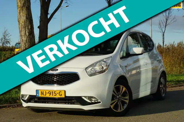 Kia Venga 1.4 CVVT DynamicPLusLine - Casa White - Navigatie/
