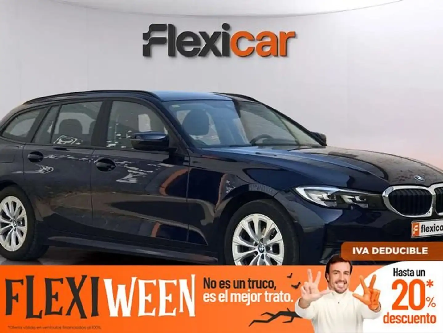 BMW 320 320d Auto.Touring Bleu - 1