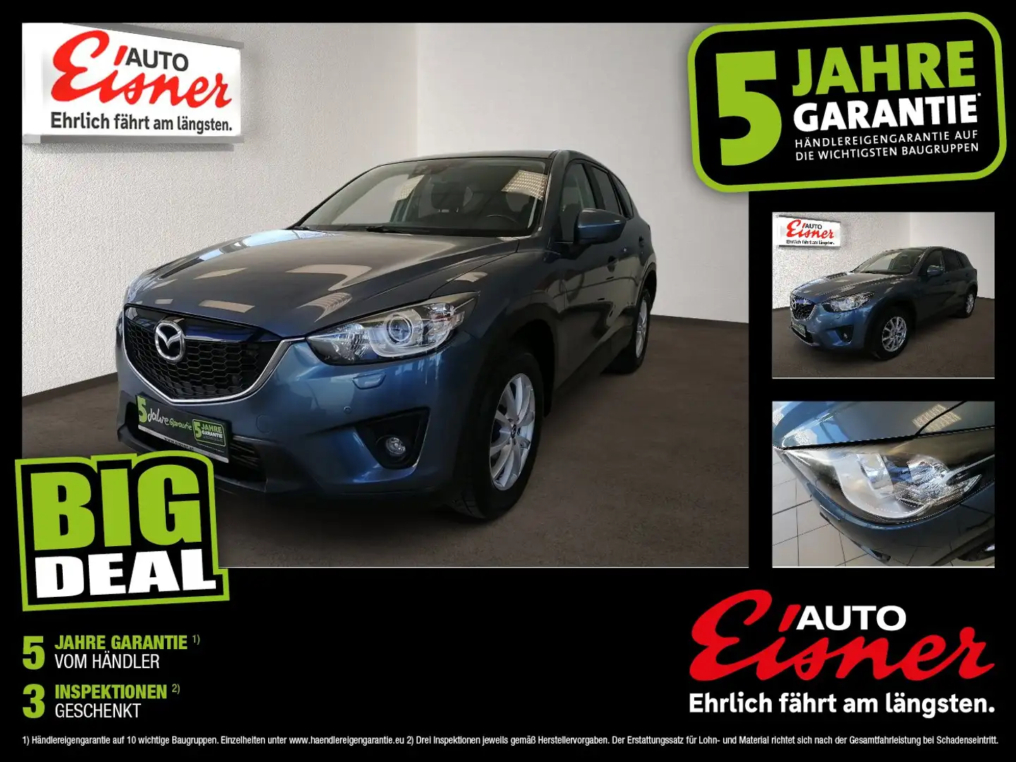 Mazda CX-5 CD150 AWD AT ATTRACTION BIG DEAL Blau - 1