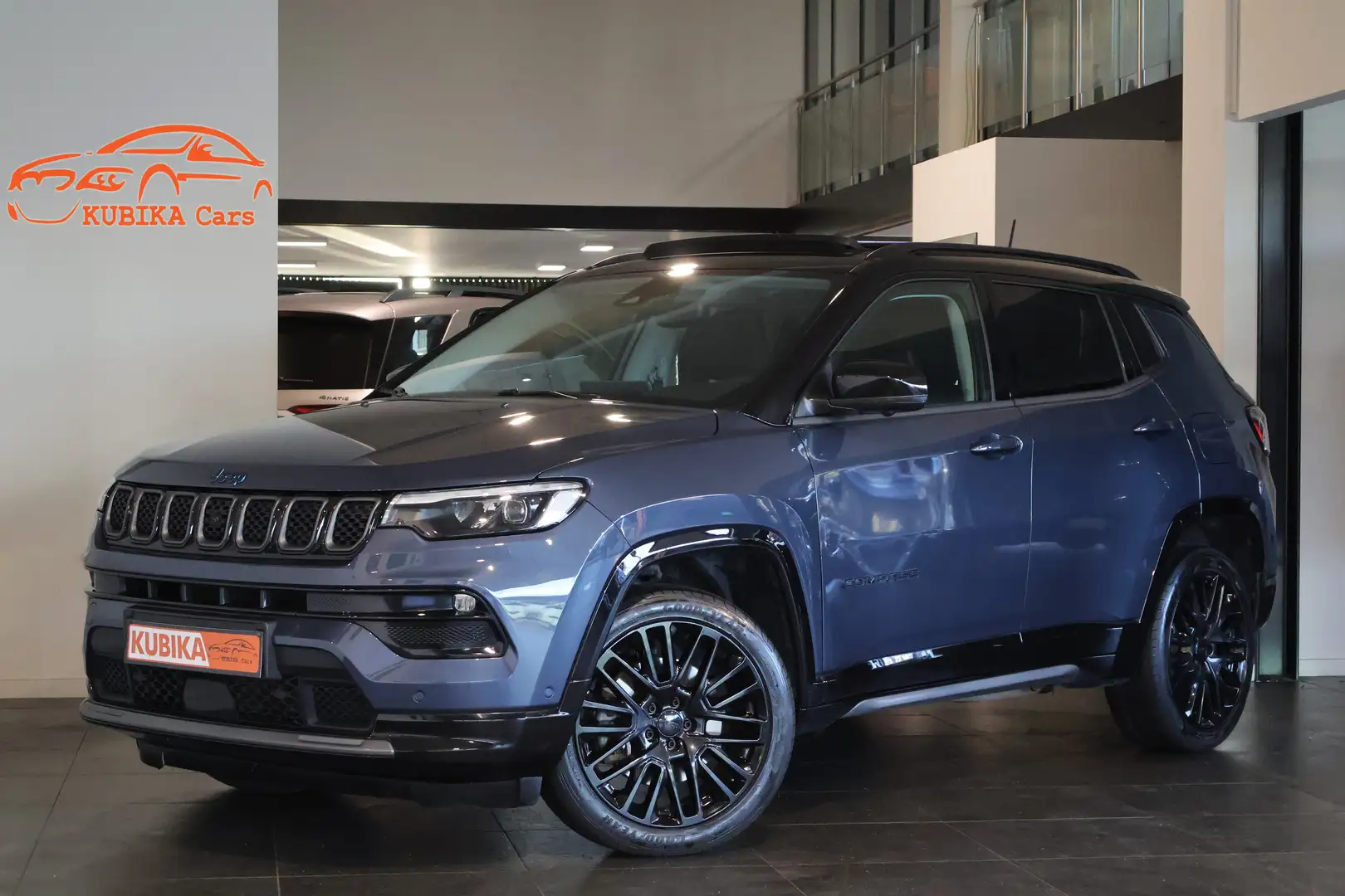 Jeep Compass 1.3 T-GDI 4xe PLUG-IN HYBRID *BTW* TrekH ACC 12M* Blau - 1