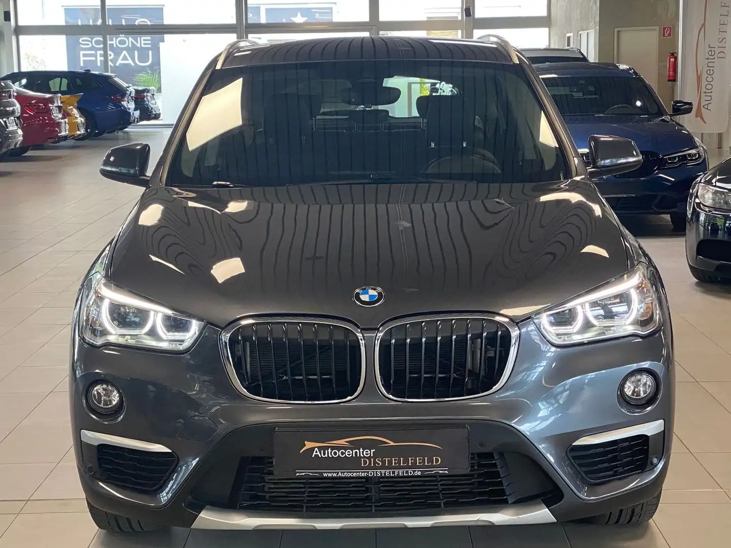 BMW X1 xDrive 20d xLine H&K PDC Navi AHK Automat. Grau - 2
