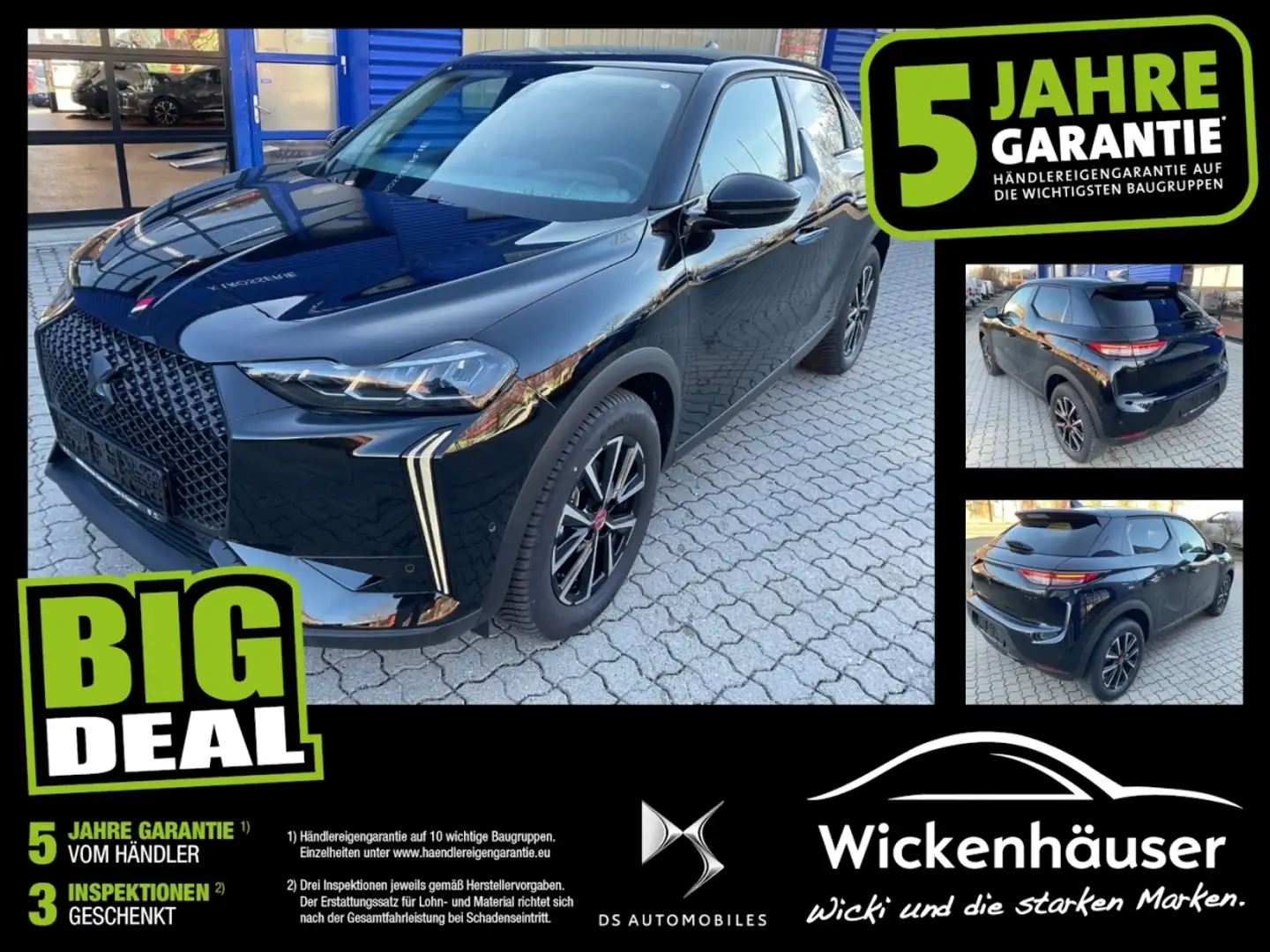DS Automobiles DS 3 Crossback DS3 Crossback Performance.Line Kam SHZ LED Nav Fekete - 1
