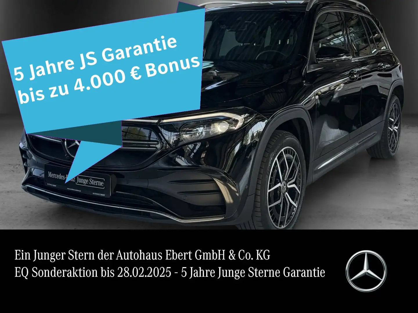 Mercedes-Benz EQB 300 EQB250+ AMG Advanced DISTRO Pano Memo 360° Burme Noir - 1