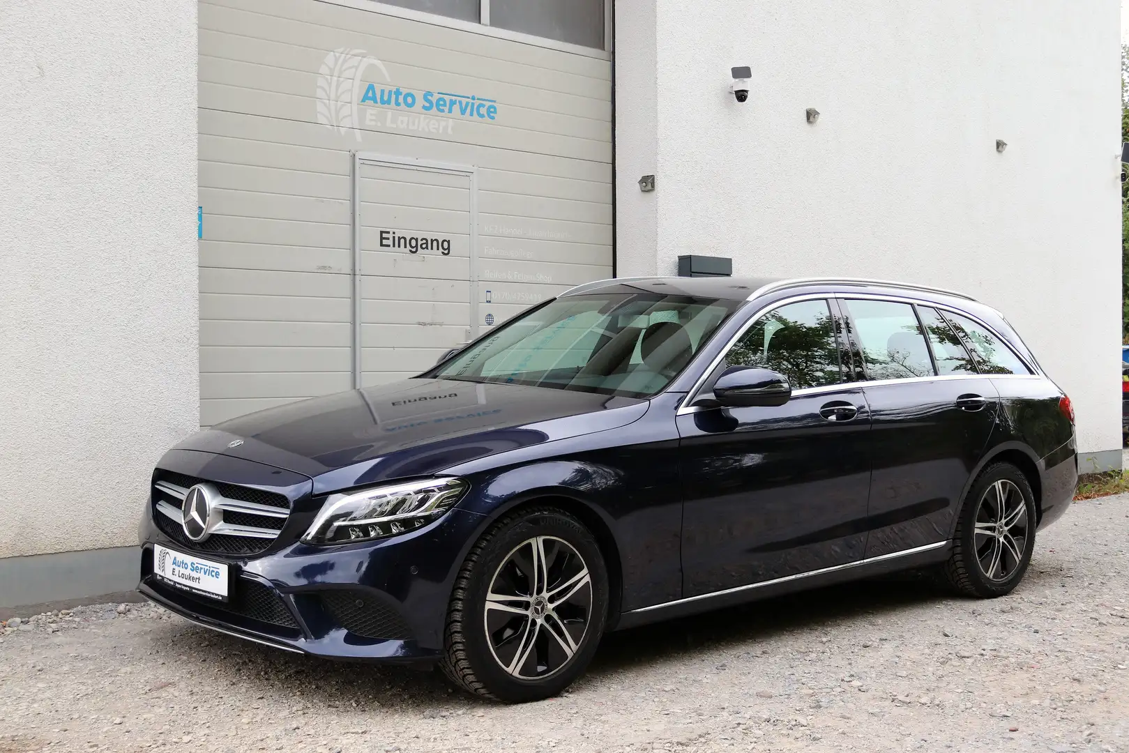 Mercedes-Benz C 180 d T Avantgarde/Leder/LED/Navi/Sithzg/AHK/el Klappe Blau - 1