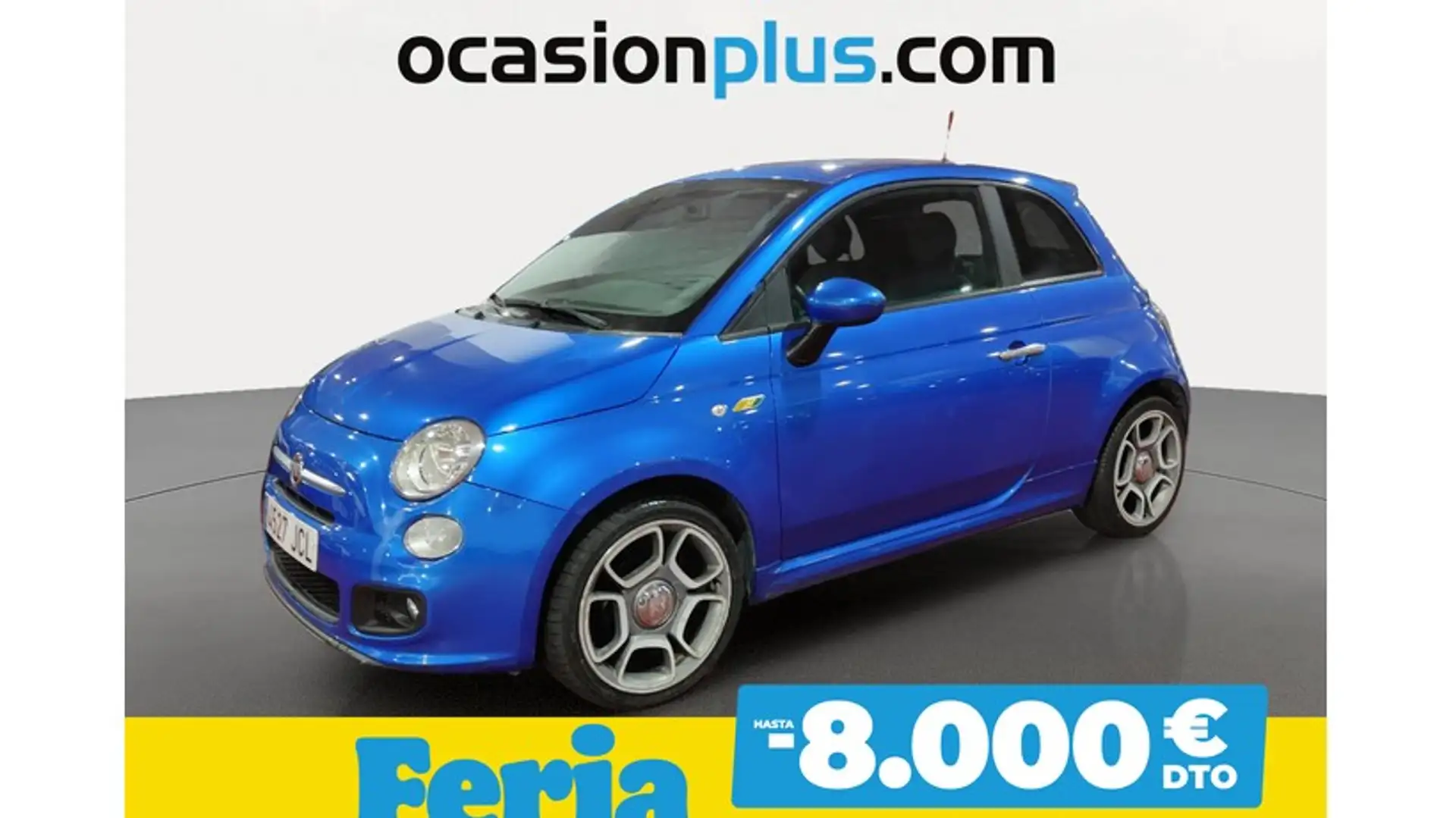 Fiat 500 1.2 S Blauw - 1