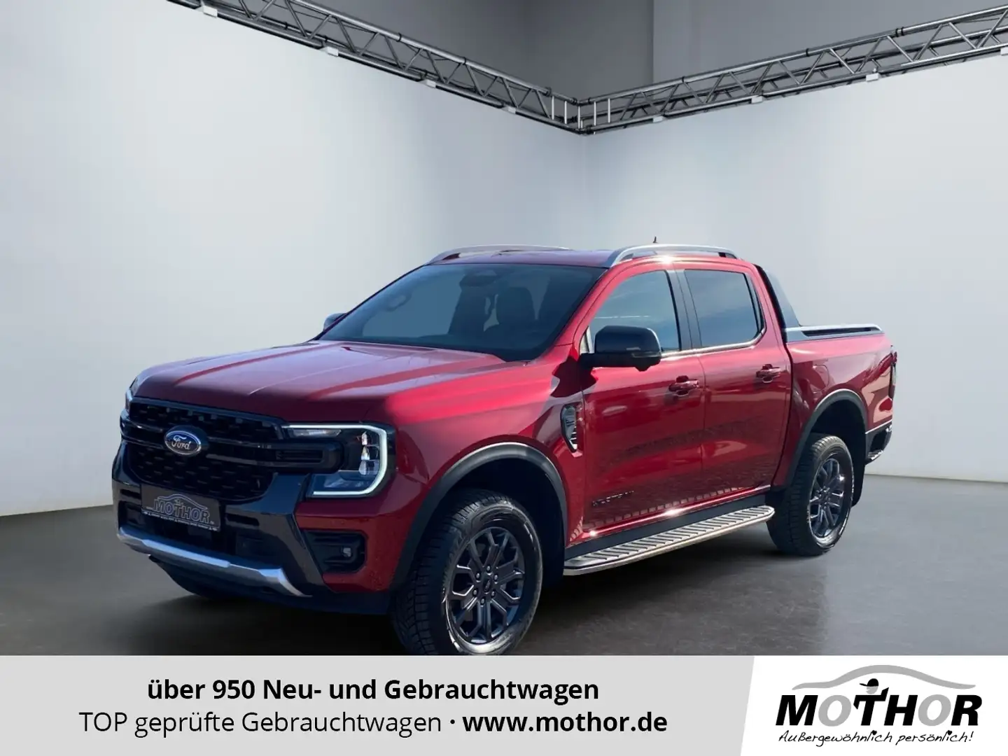 Ford Ranger Wildtrack 2.0 Ecoblue 4WD ACC PDC KAM360 Červená - 1