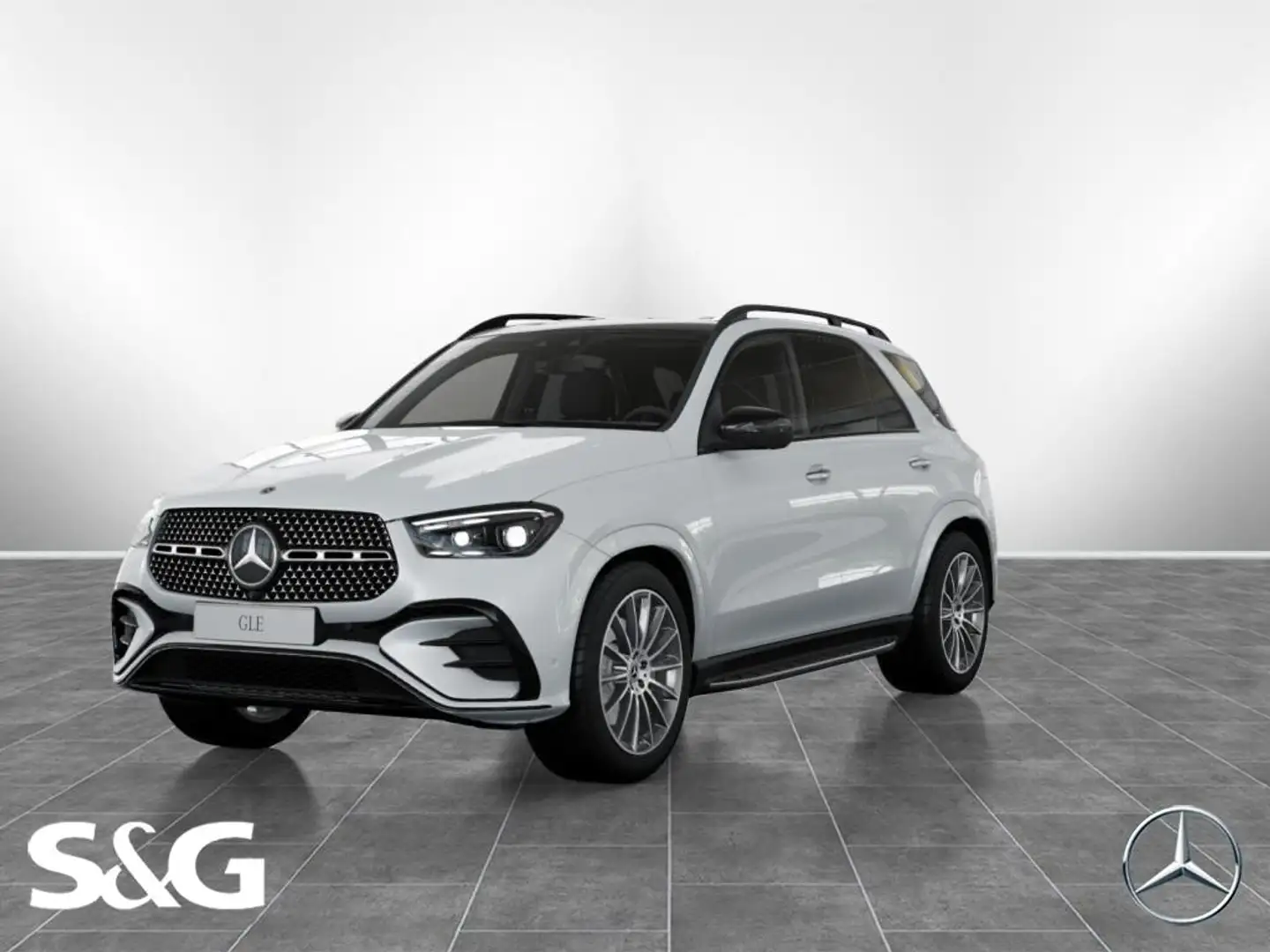 Mercedes-Benz GLE 450 d 4M AMG MBUX+360°+M-LED+Pano+AHK+Night Weiß - 1