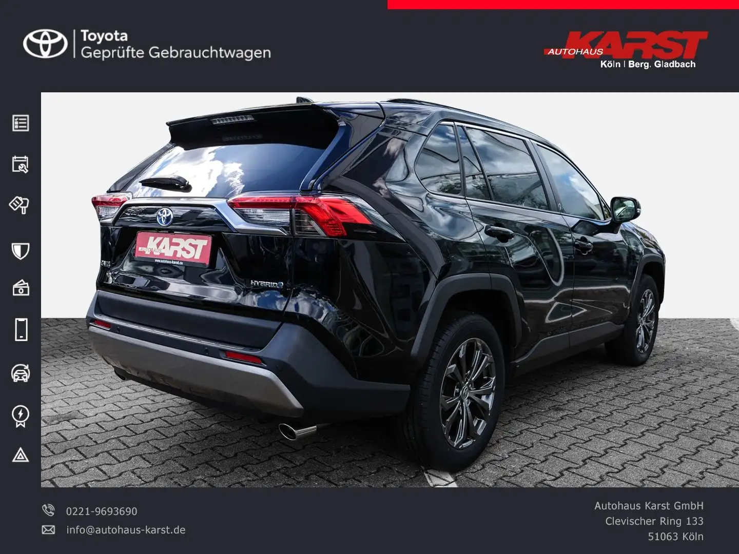 Toyota RAV 4 RAV4 2.5l Hybrid 5-Türer Team Deutschland Schwarz - 2