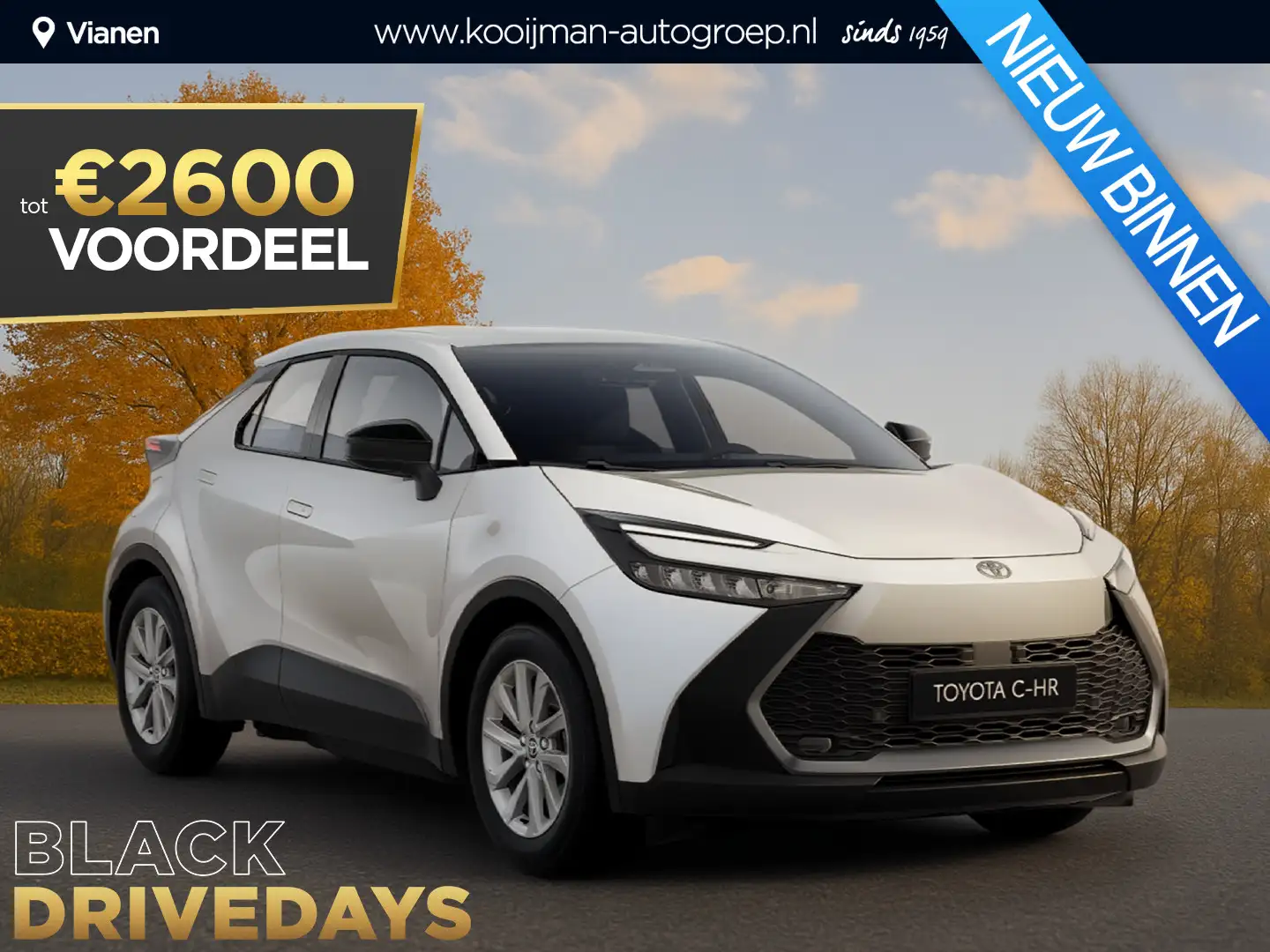 Toyota C-HR 2.0 Plug-in Hybrid 220 Active €37.395,- RIJKLAAR! - 1