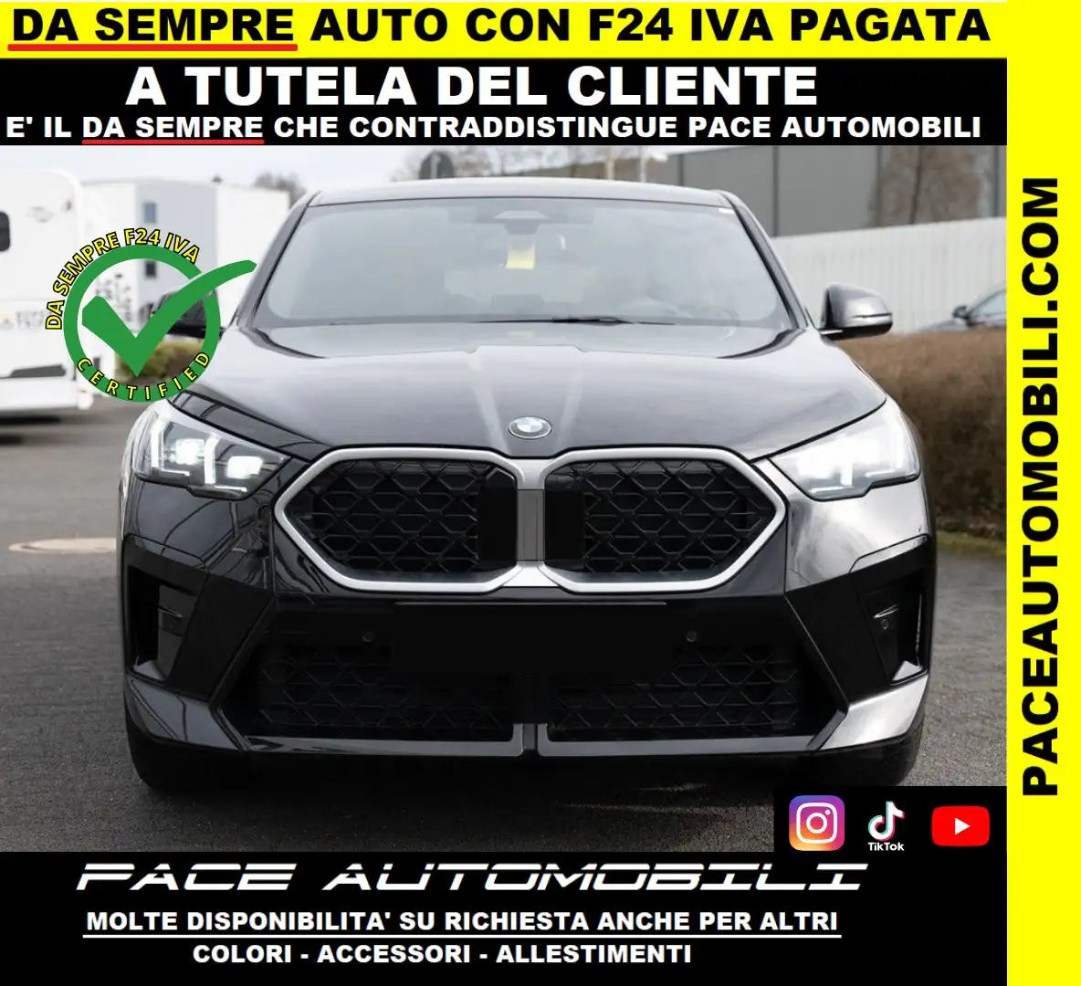 BMW X2 18D M SPORT MSPORT M-SPORT LED PDC NAVI PLUS Nero - 1