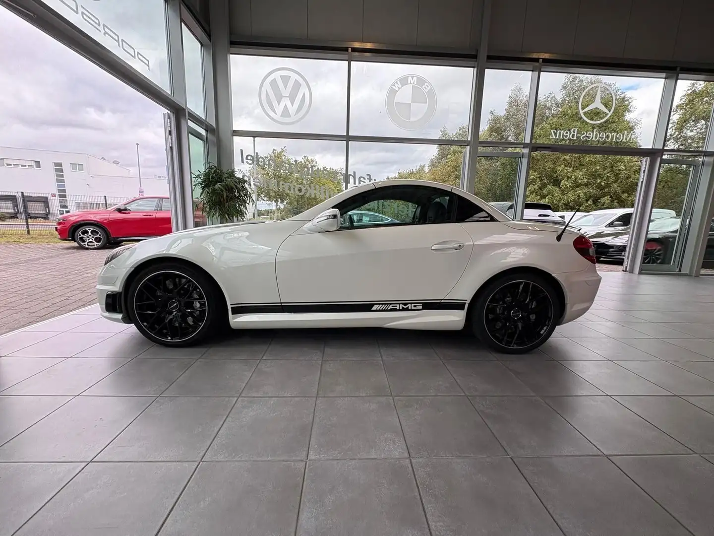 Mercedes-Benz SLK 55 AMG SLK Roadster,memory, scarf, windschot Weiß - 2