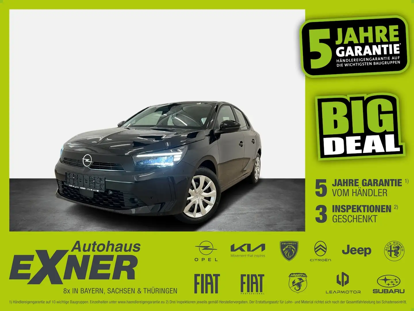 Opel Corsa F 1.2 Klimaanlage, LED, Sitzheizung Schwarz - 1