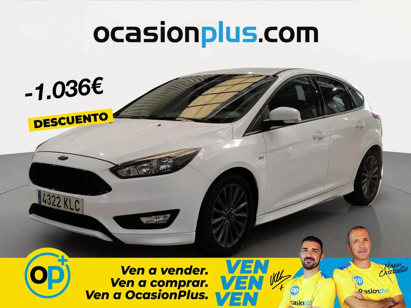 Ford Focus 1.0 Ecoboost Auto-S&S ST-Line 125 Blanco - 1