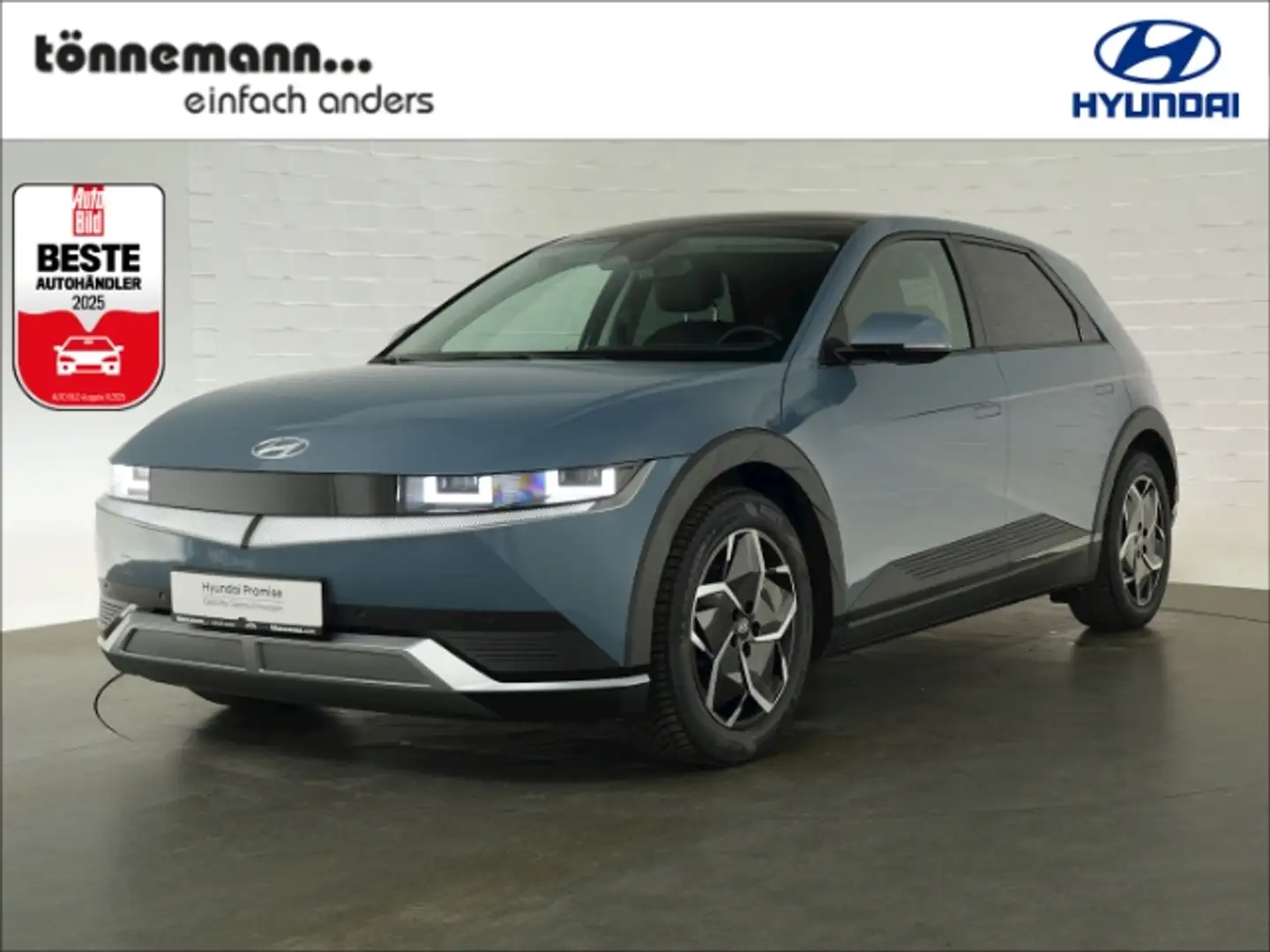 Hyundai IONIQ 5 TECHNIQ 77,4kWh+VOLL-LED+NAVI+PANORAMADACH+WÄRMEPU Kék - 1