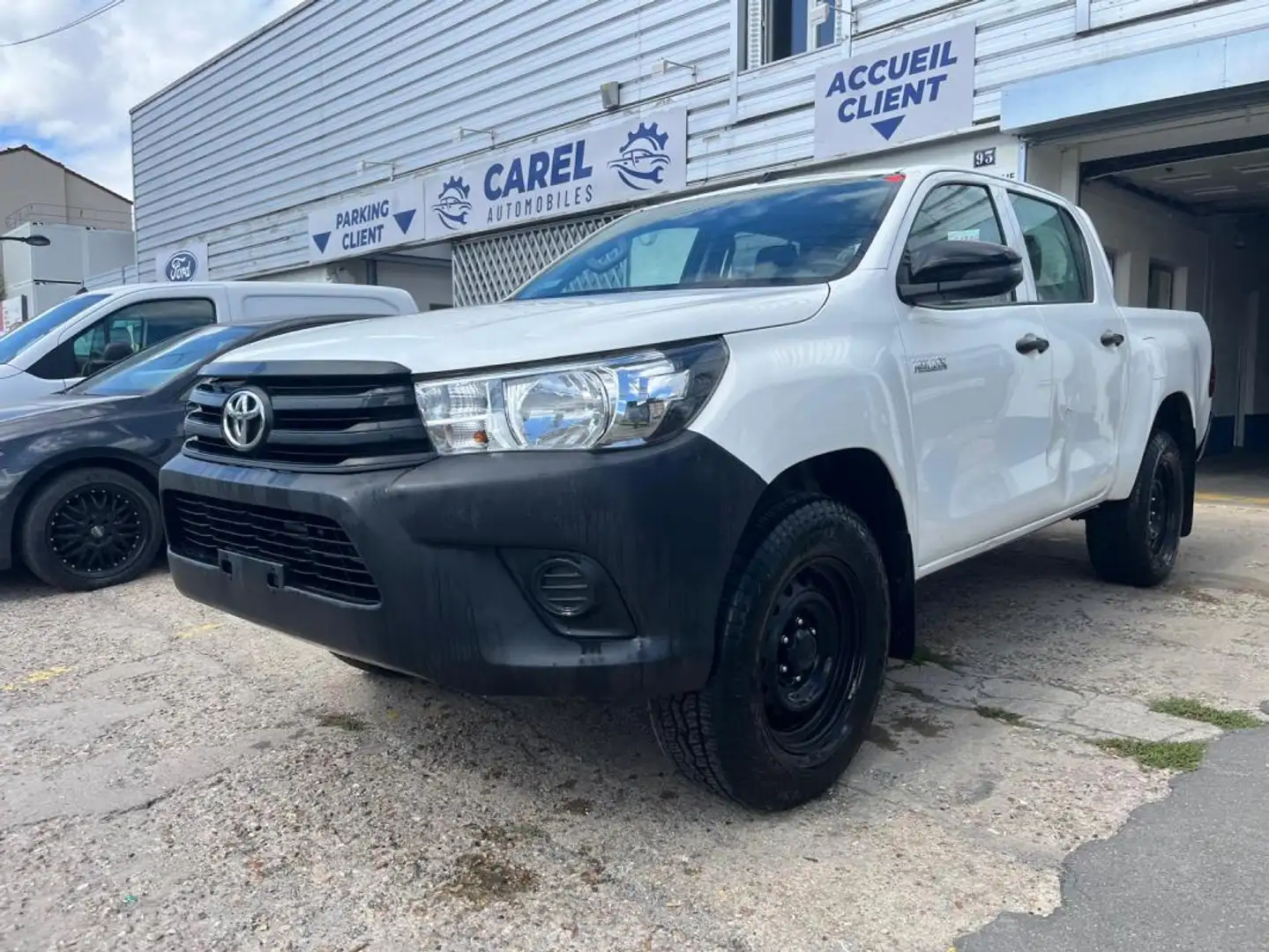 Toyota Hilux IV 4WD 2.4 D-4D 150 DOUBLE CABINE Blanc - 2