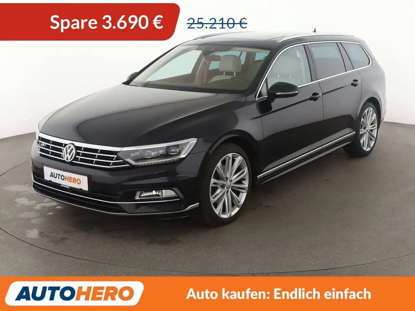 Volkswagen Passat 2.0 TSI Highline BlueMotion Aut.*NAVI*LED*360CAM* Schwarz - 1