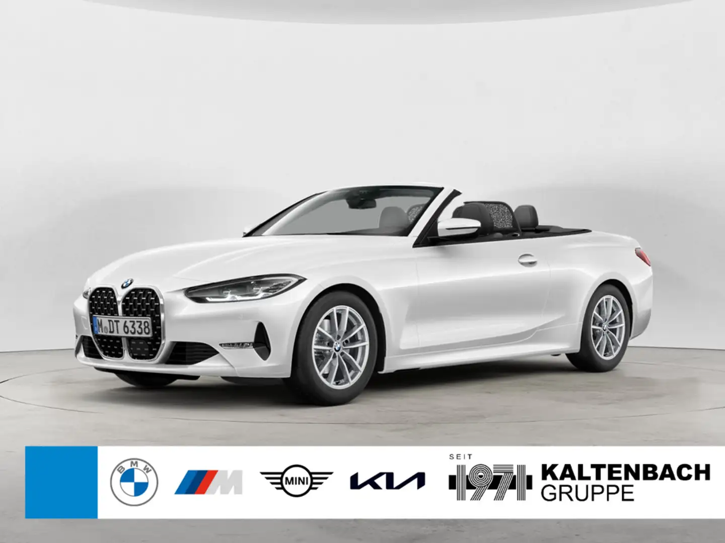 BMW 430 d Cabrio AHK LED NAVI H/K LEDER SHZ PDC Weiß - 1