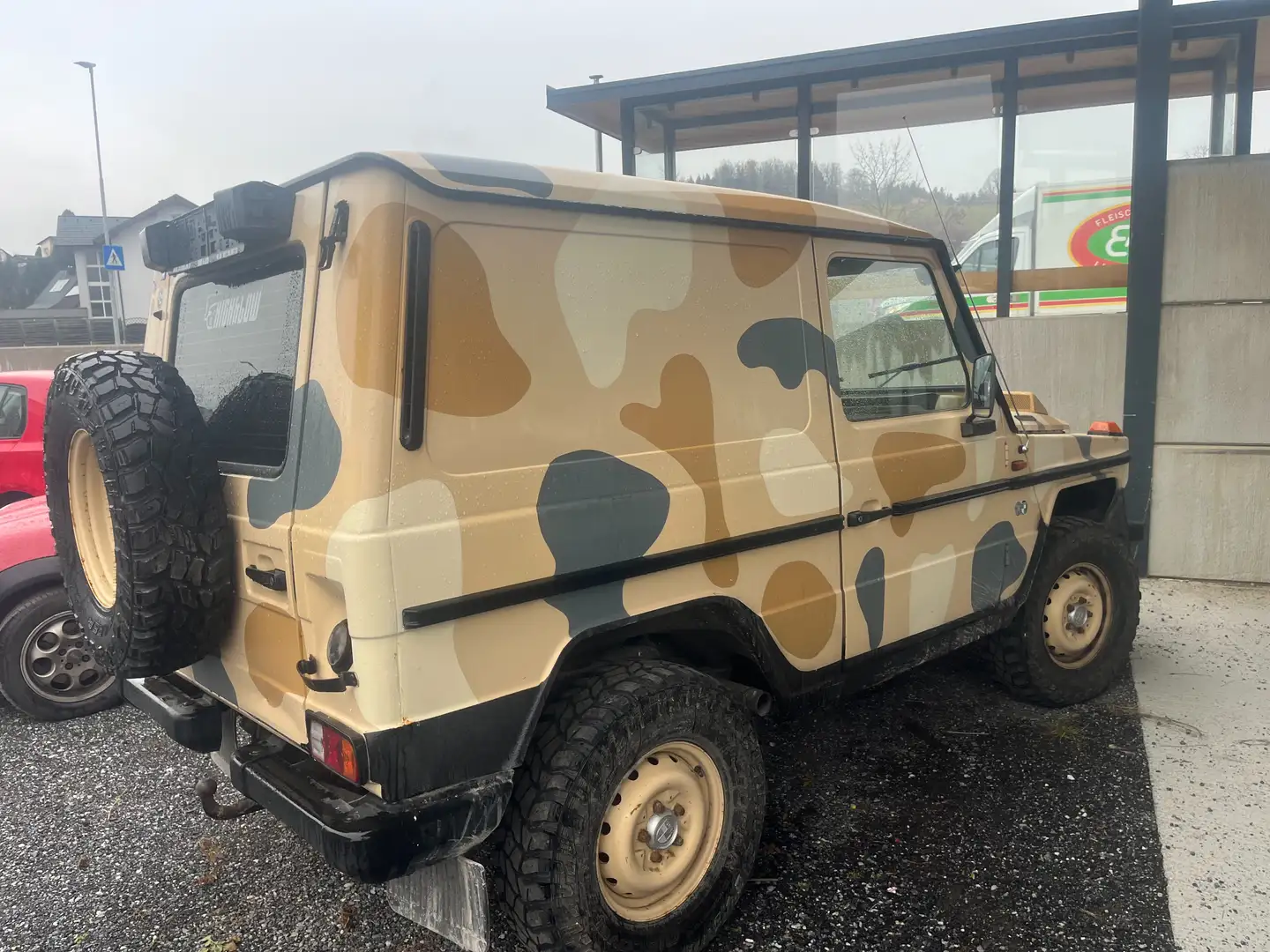 Puch G 300 GD/3 Ds. Kasten Kurz Zivil Beige - 1