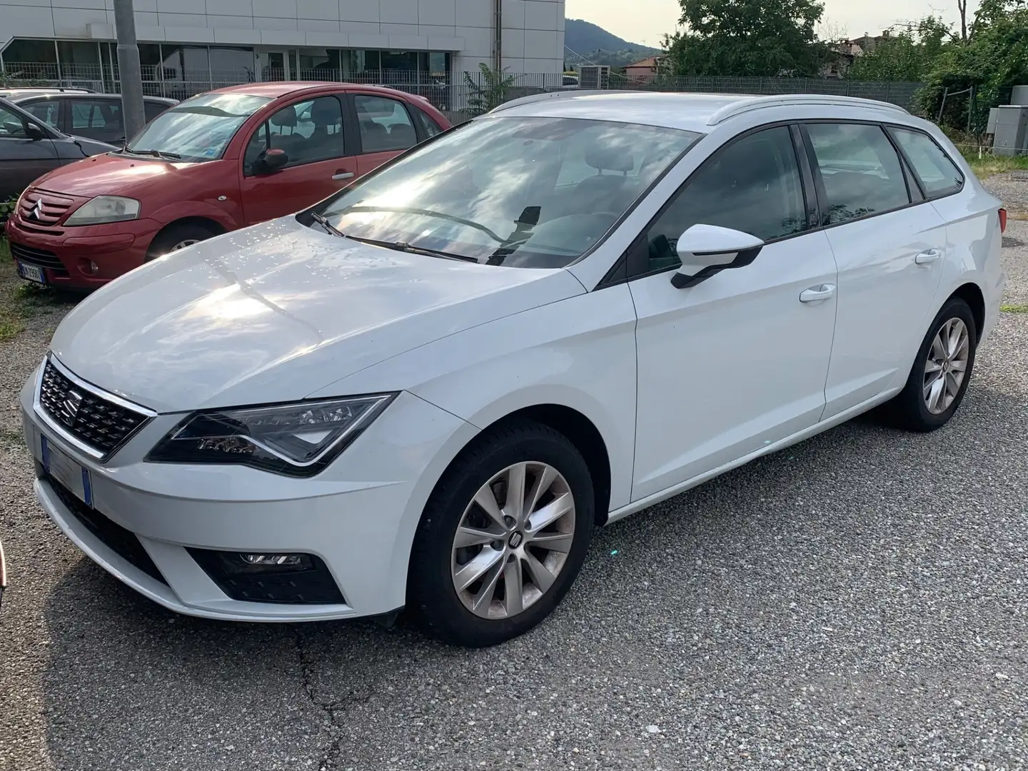 SEAT Leon Leon 1.6 TDI 115 CV DSG ST Business Weiß - 1